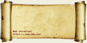 Tamara Jakšić vizit kartica